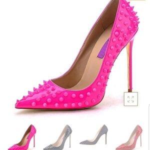 Jiu Du  Studded Stilettos